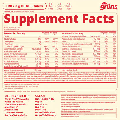 Grüns Kids Superfood Gummies